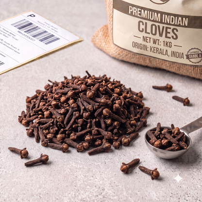 Whole Cloves (Indian Origin, Handpicked Export Grade) – 10kg