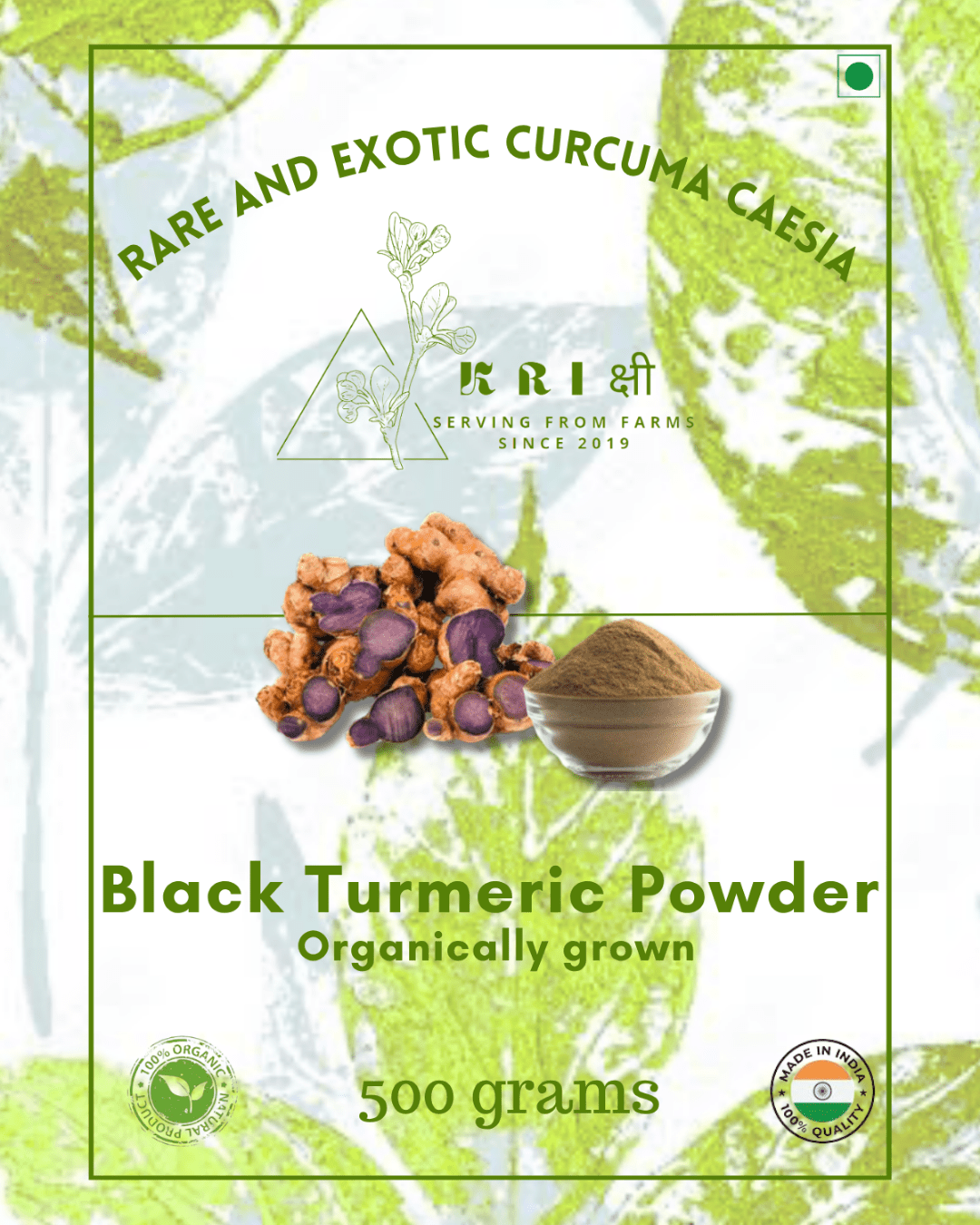 Black Turmeric Powder (Kali Haldi) Export Grade, India Origin - Omsim Exports