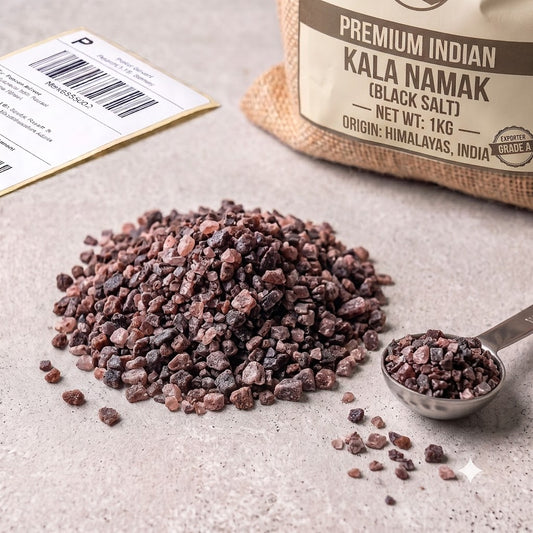Ayurvedic Black Salt (Kala Namak) Fine – 10kg Export Pack